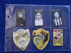 Cigarette & Trade cards, Football, Murray Footballers (3, series J 2 cards, Series H 1 card, all