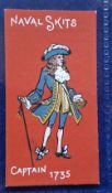 Cigarette card, John Young, Naval Skits type card, Captain 1735 (gd)