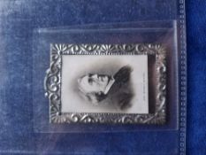 Cigarette card, Cohen Weenen Celebrities Gainsborough (metal frame) type card, Henry Irving (fair/