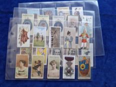 Cigarette cards, 27 scarcer cards, issuers include Muratti, Lambert & Butler, Taddy, Wills,