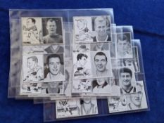 Trade cards, Leaf Gum, Footballers, 20 cards including Bobby Charlton (gd) (a few with slight toning