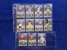 Trade cards, Football, City Bakeries World Cup All Time Greats, 11 cards including Charlton, Kopa,