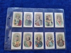 Cigarette cards, Wills Kings & Queens of England (silk) all with original backs (set 38 cards) (