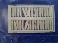 Trade cards, 2 cards, Bovril Mechanical Folding out Table (reasonable condition, but a couple of the