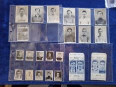 Cigarette & Trade cards, Football, 43 cards including Godfrey Phillips Pinnace Footballers (17 cards