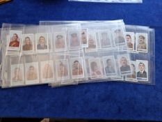 Cigarette cards, Gallaher Great War VC Heroes, 47 cards, at least one card from each of the 8