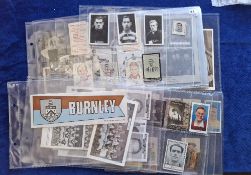 Trade & Cigarette cards, Mixture over 50 cards, diverse selection, many football, including 5 anon