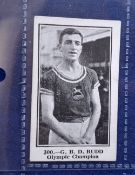 Trade cards, Anonymous HZ3 Sport Stars issue (similar to Bunsen Confectionery, type card no. 300 G