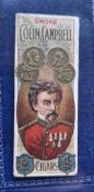 Cigarette card, Robinson & Barnsdale, Colin Campbell Advertisement card (about gd)