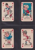 Trade cards, Monty Gum, English Football League Players, Playing Card Insets (set 56 cards including