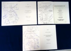 Cricket autographs, three British Sportsman's Club Luncheon Menu Cards for the West Indian Cricket