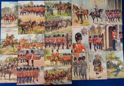 Postcards, Military, a collection of approx. 47 cards illustrated by Harry Payne, mostly Tuck