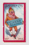 Trade card, Batger, Sweet Advertisement Series, type card, no 7 'The Superb Selection' (slight