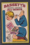 Trade card, Bassett Liquorice All sorts Puzzle card, P Size, single card issue, British Trade