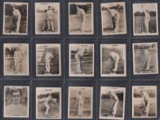 Cigarette cards, Phillips, Cricketers (Pinnace), 'K' size, 78 different cards including error card