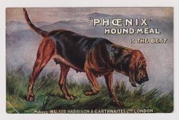 Trade card, Walker, Harrison & Garthwaite, Dog Pictures (Postcard back with advertisement), type