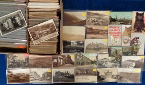Postcards, UK, approx. 1000 mixed cards comprising London, harbours, golf links, street scenes,