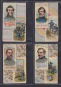 Cigarette cards, USA, Duke's, Histories of Generals 'X' size (47/50, missing Morgan, Pickett &