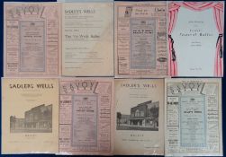 Ephemera, Ballet, 30 programmes mainly from the 1930s/40s to include Ballet Russes, Ballet