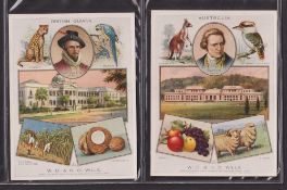 Cigarette cards, Wills, 2 sets, Industries of Britain, The British Empire (both sets P12 cards, gd)