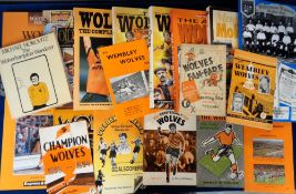 Wolverhampton Wanderers FC, a collection of 19 books and booklets inc. 'Champion Wolves 1953-54, '