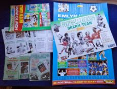 Trade cards & posters, Nottingham Evening Post, Football Legends (set 60 cards in 15 uncut blocks of