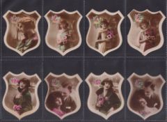 Cigarette cards, Canary Islands, Zamorano, Photo Series 2, 'K' size, Flower Sprays, back in postcard