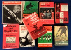 Football books, Manchester Utd, a collection of 9 books, all with dust jackets inc. 'The Team That