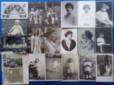 Postcards, a collection of 36 cards of Romanian Royalty to include portraits of Crown Prince and
