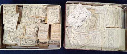Cigarette cards, approx. 1500 cards inc. approx. 1000 Cavanders photographic cards mainly M/L