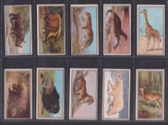 Cigarette cards, Hill's, Animal Series (Crowfoot Cigarettes) (set, 20 cards) (vg)