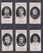 Cigarette cards, Taddy Prominent Footballers, London Mixture back, 6 cards Pullen QPR, Collins