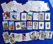 Cigarette cards, USA, approx. 95 cards (slight duplication), mostly from the following series,