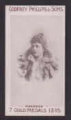 Cigarette card, Phillips, Beauties 'HUMPS', (Phillips front), type card, ref. H222, picture no 2 (