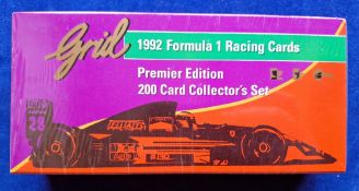 Trade cards, Grid Factory Sealed Box - Formula 1 Racing Cards 1992 (set 200 cards in cellophane