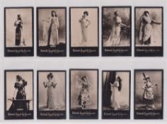 Cigarette cards, USA, ATC, Actresses (Richmond Straight Cut), ten photographic cards, standard size,