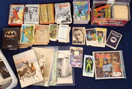 Trade cards & ephemera, Mixture in a box including part sets PCGC War Bulletin, Chix Krazy