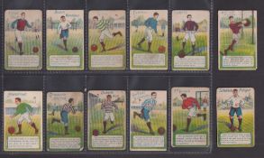 Trade cards, Anon, Football Teams & Rules, 12 different cards, ref. HZ6, Aston Villa, Bolton
