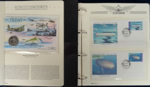 Stamps, Aviation, five special albums containing a collection of Aviation Heritage & History of