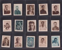 Trade cards, Spain, Mi Papel (Cigarette papers), Football Serie C, a collection of 55 'K' size cards