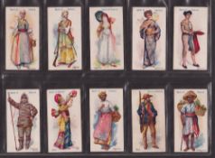 Cigarette cards, F J Smith, Races of Mankind all 'with title' on front (25/40, missing numbers 1, 2,