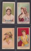 Cigarette cards, China, The Egyptian Cigarettes Manufacturing Co, Shanghai, Actresses, 'MUREG', four