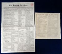 Horseracing, Royal Ascot, a Racecard from Weds 13 June 1888 featuring The Royal Hunt Cup (mounted on