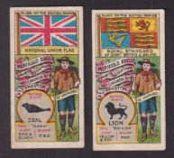 Trade cards, Merrigold Bros, Flags of the British Empire & Boy Scout Patrol Signs, two cards, nos