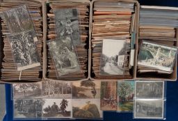 Postcards, Worldwide, a selection of approx. 2000 cards, RPs and printed to include Queensland