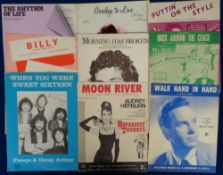 Entertainment, approx. 350 items of sheet music to include Elton John, The Scaffold, Billy Fury,