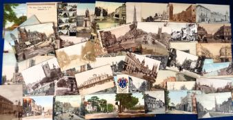 Postcards, Berkshire, Reading, a collection of 70+ postcards, RP's & printed inc. photographic cards