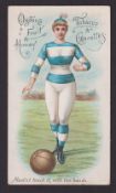 Cigarette card, Ogden's, Sporting & Other Girls, 'P' size, type card, 'Ogden's Fruit & Honey Tobacco