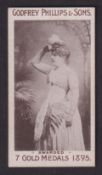 Cigarette card, Phillips, Beauties 'HUMPS', (Phillips front), type card, ref. H222, picture no 8 (