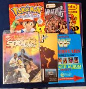 Trade sticker albums, 11 x empty albums all issued by Merlin including Captain Scarlet, Nintendo,